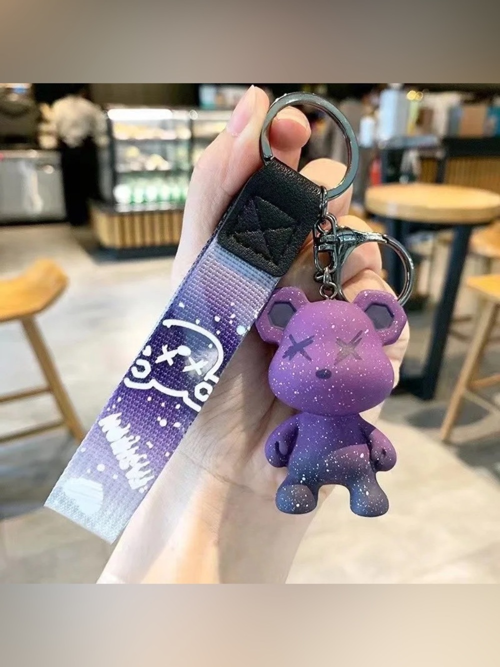 Cute bear keychain